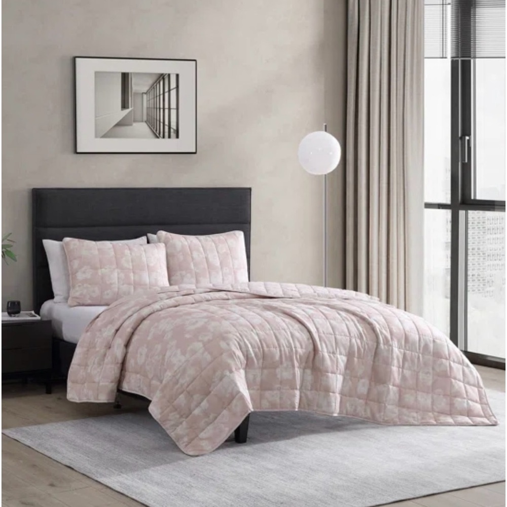 Kenneth Cole New York Madison Floral Reversible 3 Piece Quilt Set